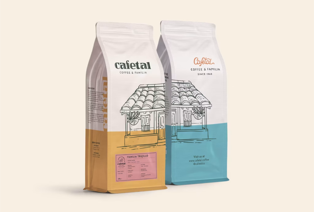 Empaque de café, productos Cafetal